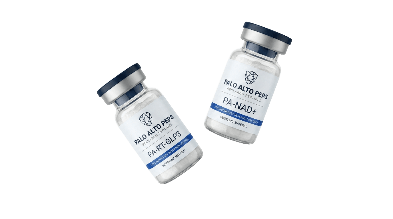 Research peptide vials